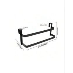 Double Layer Over Cabinet Towel Rack