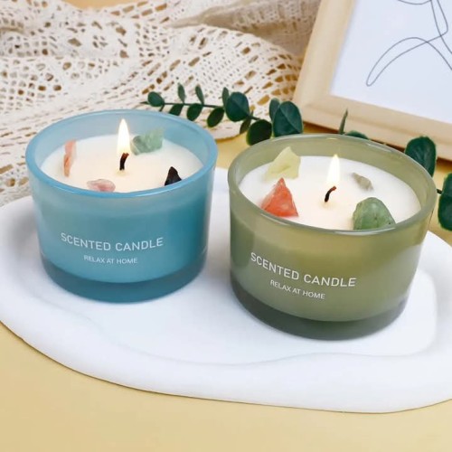 Crystal Stones Scented Candle Crystal Stones Scented Candle