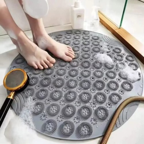 Round Anti-Slip Bathroom Mat