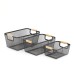Mesh Storage Basket With Wooden Handles