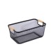 Mesh Storage Basket With Wooden Handles