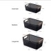Mesh Storage Basket With Wooden Handles