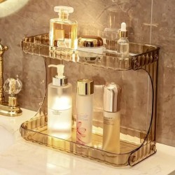Acrylic Double Layer Vanity/ Cosmetic Organizer Acrylic Double Layer Vanity/ Cosmetic Organizer