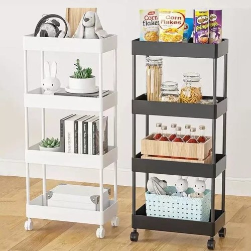 4 Layer Multi-Purpose Rolling Storage Rack 4 Layer Multi-Purpose Rolling Storage Rack
