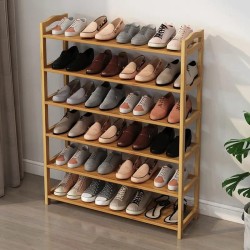 6 Layer Bamboo Shoe Rack