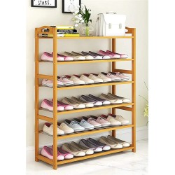 6 Layer Bamboo Shoe Rack