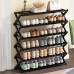 6-Tier Foldable Bamboo Shoe Rack