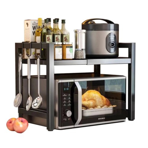 Single Layer Heavy-duty Adjustable Microwave Stand