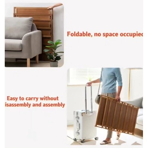 6-Tier Foldable Bamboo Shoe Rack