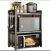 Double Layer Heavy-duty Adjustable Microwave Stand