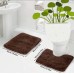 2Pcs Thick Microfibre Bathmats/ Toilet mats