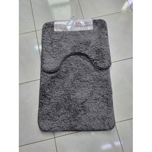 2Pcs Thick Microfibre Bathmats/ Toilet mats