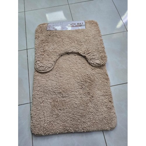 2Pcs Thick Microfibre Bathmats/ Toilet mats
