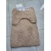 2Pcs Thick Microfibre Bathmats/ Toilet mats
