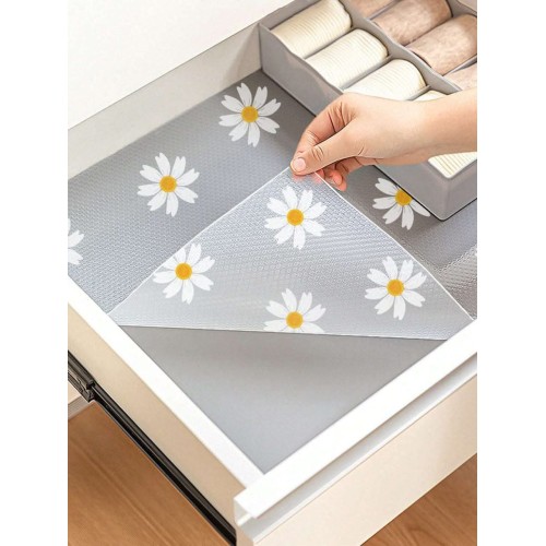 Daisy Pattern Kitchen Drawer Liner