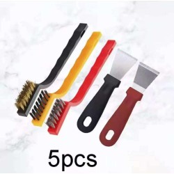 3Pcs Scraper Wire Cooker Brushes