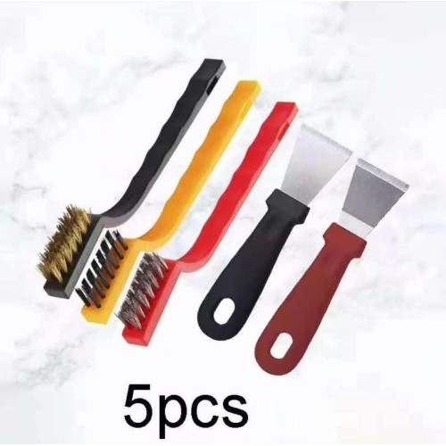 3Pcs Scraper Wire Cooker Brushes 3Pcs Scraper Wire Cooker Brushes