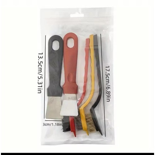 3Pcs Scraper Wire Cooker Brushes 3Pcs Scraper Wire Cooker Brushes