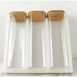 2000ml Rectangular Glass Spaghetti Jar