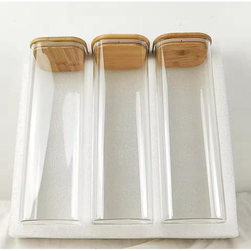 2000ml Rectangular Glass Spaghetti Jar