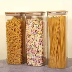 2000ml Rectangular Glass Spaghetti Jar