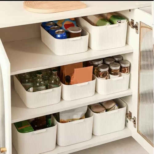Multifunctional Organizer Basket With Handle