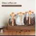 Glass Storage Canisters With Bamboo Spoon And Airtight Lid