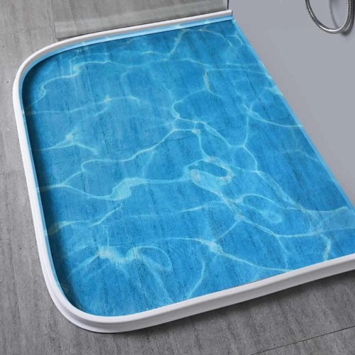 2M Silicone Shower Barrier Bathroom Water Stopper