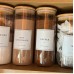 200ML Glass Spaghetti/ Cereal Jar With Airtight Bamboo Lid