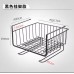 3 in 1 Under Cabinet Basket Rack Shelf Organizer – Black Kitchen & Closet Storage