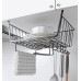 4 in 1 Metallic Under Shelf Rack with Hooks – Black Organizer for Kitchen & Closet 4 in 1 Metallic Under Shelf Rack with Hooks – Black Organizer for Kitchen & Closet