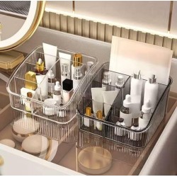 5 Grid Acrylic Multipurpose Desk Storage