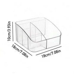 5 Grid Acrylic Multipurpose Desk Storage