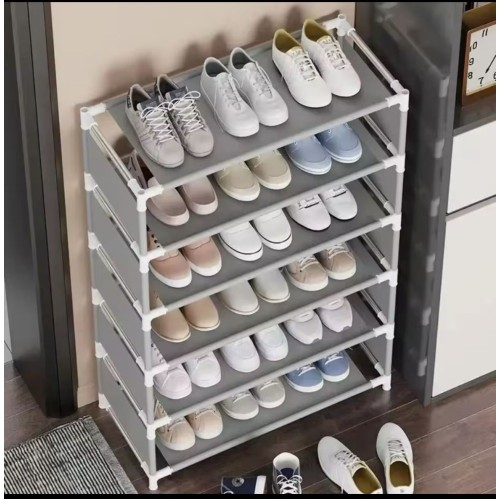 7 Tier Shoe Rack – Space-Saving Steel Shoe Organizer