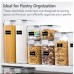 8pcs Pantry Storage Containers – Airtight, Large Capacity Set 8pcs Pantry Storage Containers – Airtight, Large Capacity Set