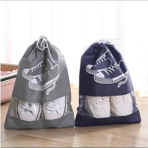 Portable Shoe Storage Bag – Non-Woven Travel Organizer Portable Shoe Storage Bag – Non-Woven Travel Organizer