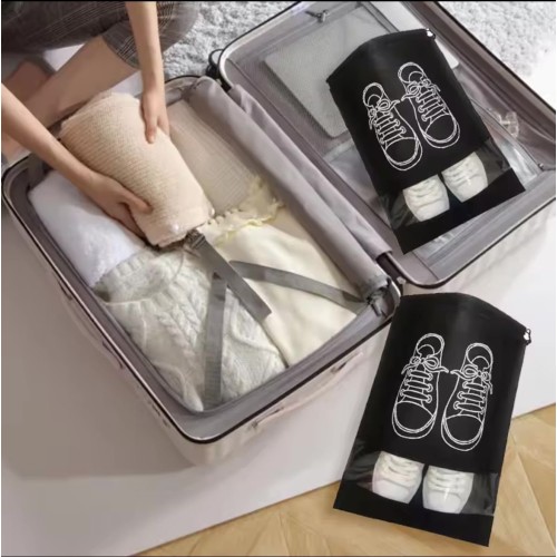 Portable Shoe Storage Bag – Non-Woven Travel Organizer Portable Shoe Storage Bag – Non-Woven Travel Organizer
