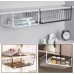 Under Shelf Organizer – Metallic Kitchen & Closet Storage Basket Under Shelf Organizer – Metallic Kitchen & Closet Storage Basket