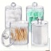 Acrylic Bathroom Organizer – Dustproof Swab & Pad Storage