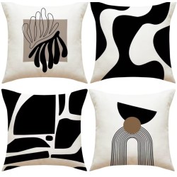 Abstract Decorative Throw Pillow Covers 45x45cm – Modern Sofa Cushion Covers