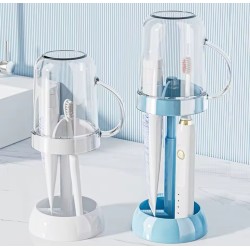 Adjustable Toothbrush Holder With Gargle Cup – Bathroom Organizer Adjustable Toothbrush Holder With Gargle Cup – Bathroom Organizer