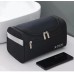 Portable Waterproof Hanging Cosmetic Bag – Travel Toiletry Organizer (Black
