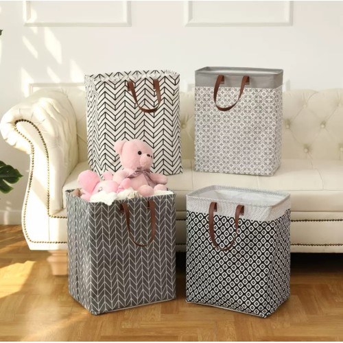Boho Fabric Laundry Basket – Foldable Waterproof Laundry Bin with Handles Boho Fabric Laundry Basket – Foldable Waterproof Laundry Bin with Handles