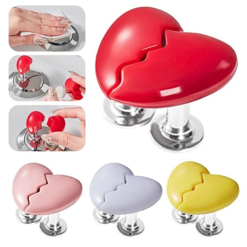 Broken Heart Toilet Presser – Stylish Bathroom Flush Handle