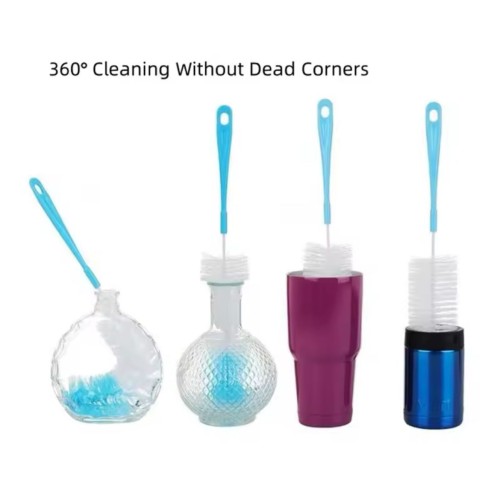 Long Bottle Brush Cleaner – 5 Pcs Set for Thermos, Wine & Sports Bottles