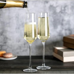 Luxury Crystal Champagne Glasses – 6pcs Elegant Gift Set