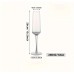 Luxury Crystal Champagne Glasses – 6pcs Elegant Gift Set