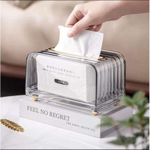 Luxury Clear Serviette Holder – Acrylic Napkin Organizer Luxury Clear Serviette Holder – Acrylic Napkin Organizer