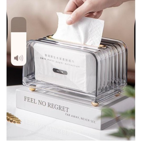 Luxury Clear Serviette Holder – Acrylic Napkin Organizer