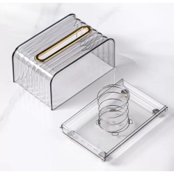 Luxury Clear Serviette Holder – Acrylic Napkin Organizer